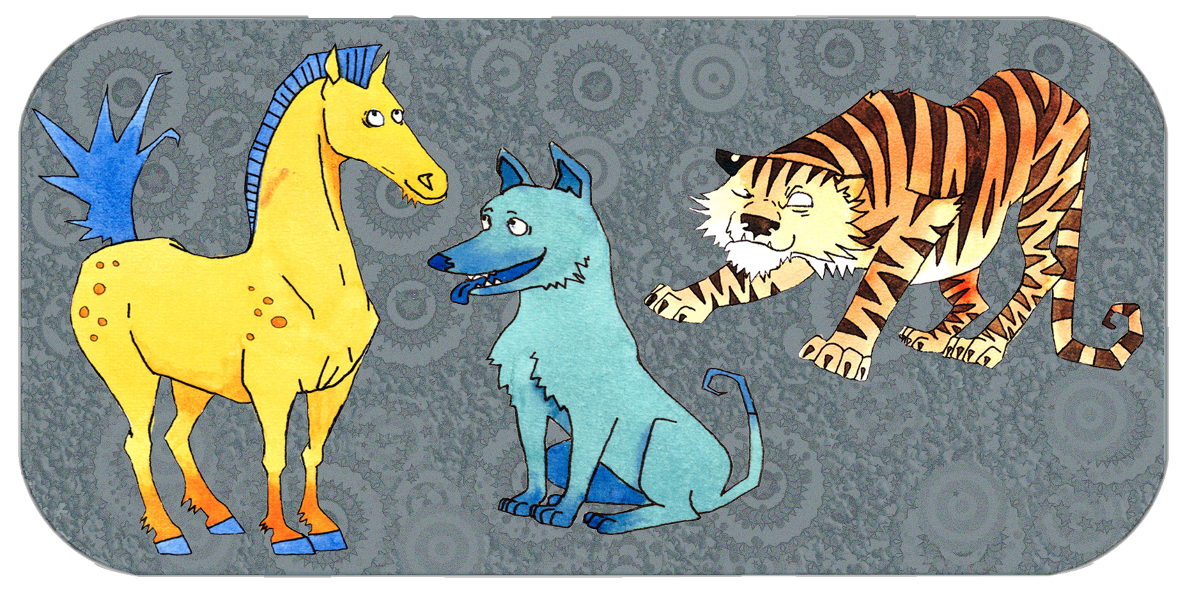 Die vier kompatiblen Gruppen | San He | Gruppe Tiger, Hund, Pferd